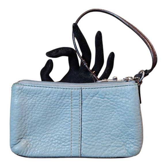 Women's Coach Wristlet Small Blue - Picture 4 of 8